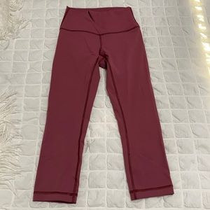 COPY - lululemon high-rise cropped wunder under leggings 21”